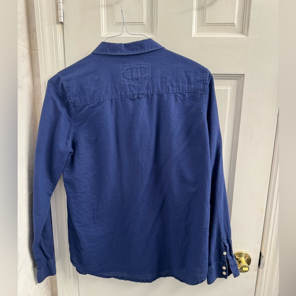 Express Blue Button Down - image 2